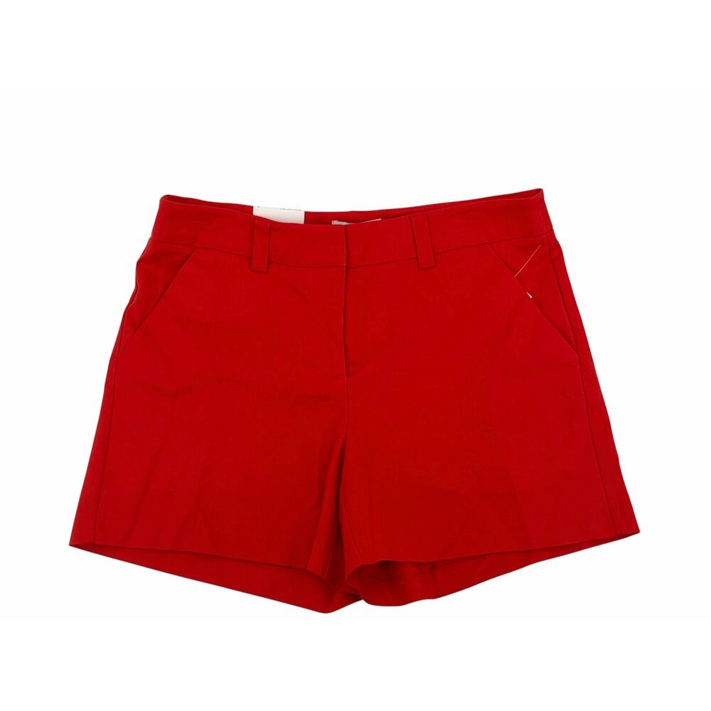 Gibson Latimer Red Linen Shorts Women’s Size 8 NWT Summer Casual